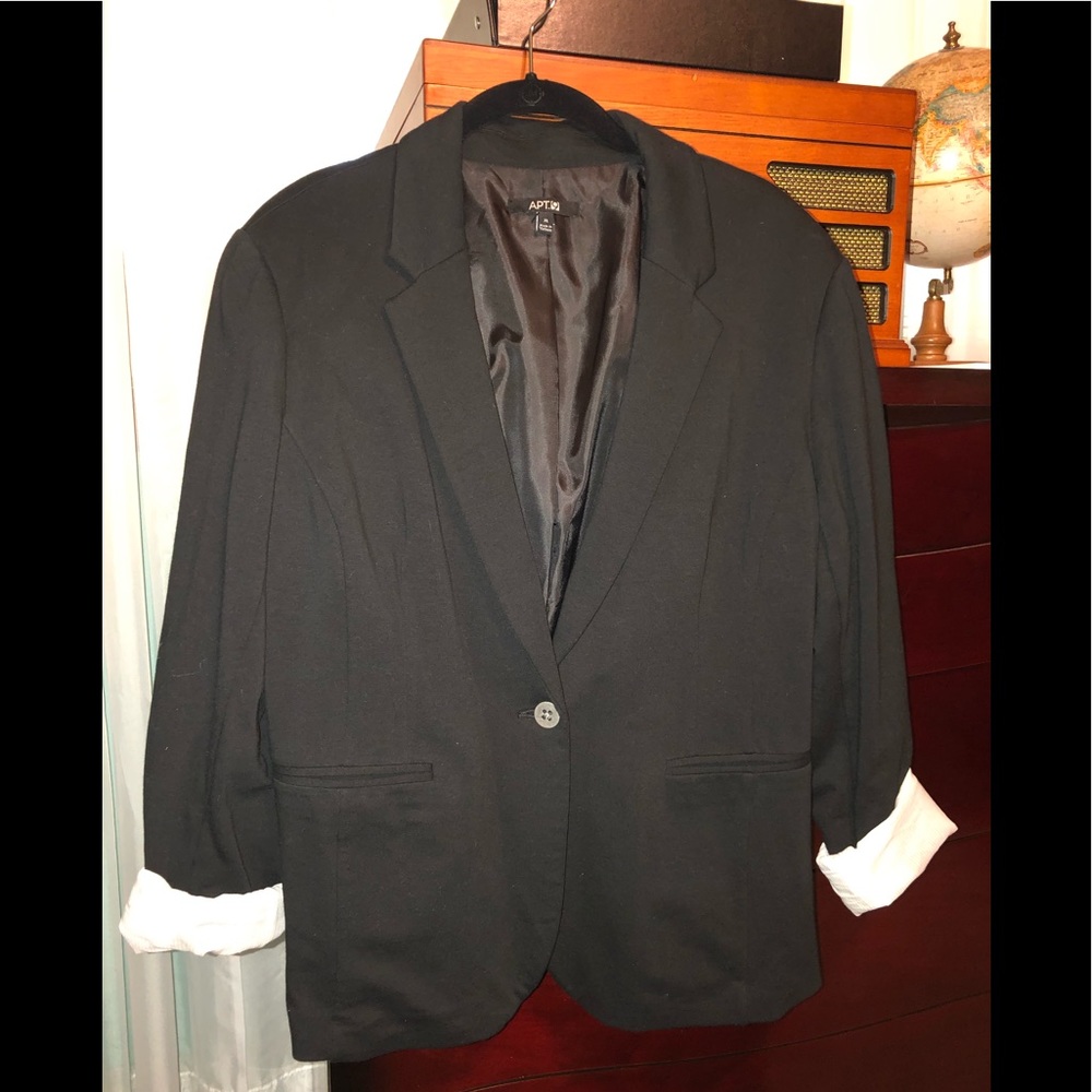 Apt. 9 🦋 Black Blazer Misses Sz XL